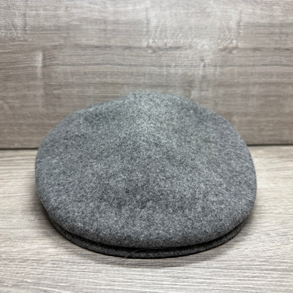 Kangol Wool 504 Flat Cap Men XL Gray Ivy Driving Hat 0258BC02